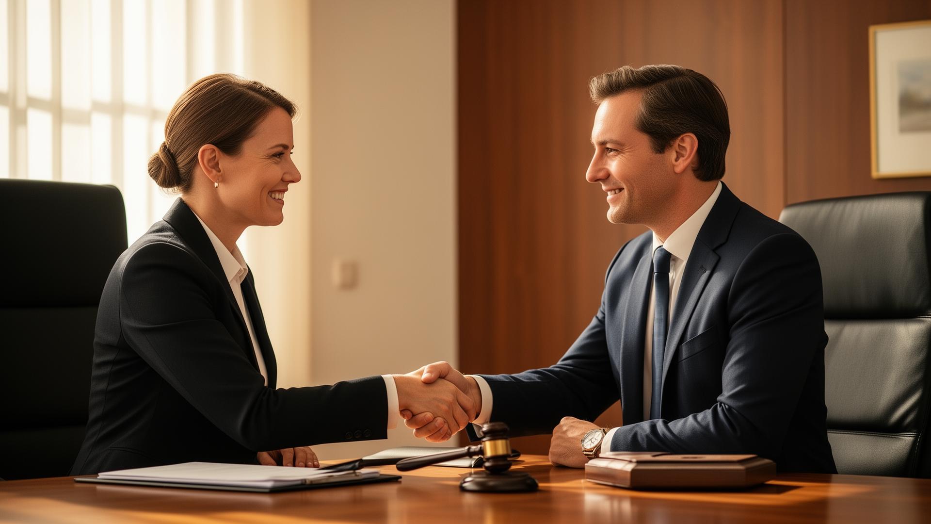 Mandatsgespräch in der Kanzlei